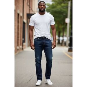 VTG 1980's Rugby University Ralph Lauren Jeans 38x32 Men‎  Blue Stretch Preppy